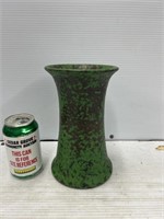 Weller copper tone pottery ceramic vase