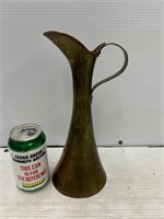 Russian hammered copper pitcher