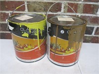 2 Partial Cans of Paint