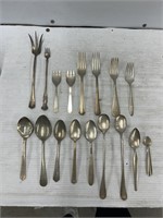 Collectable silverware some are silver plated