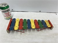 Kids tin metal xylophone toy