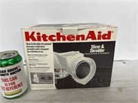 Kitchen aid slicer and shredder stand mixer