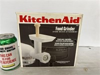 Kitchen aid food grinder stand mixer attachment