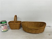 Longaberger handmade baskets basket is 2005 tray