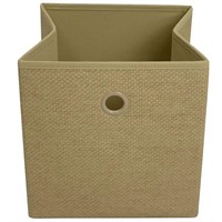 6 Collapsible Cube Fabric Storage Bins 10.5 X 10.5