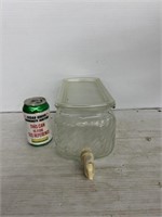 Refrigerator glass water jug plunger is missing
