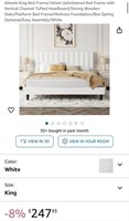 King Bed Frame (Open Box, New)