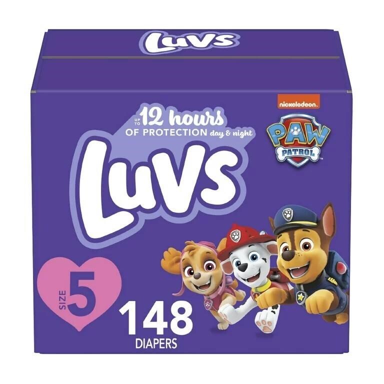 Luvs Paw Patrol Edition Diapers Size 5