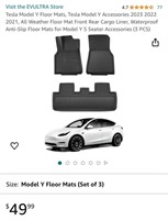 Tesla Model Y Floor Mats (New)