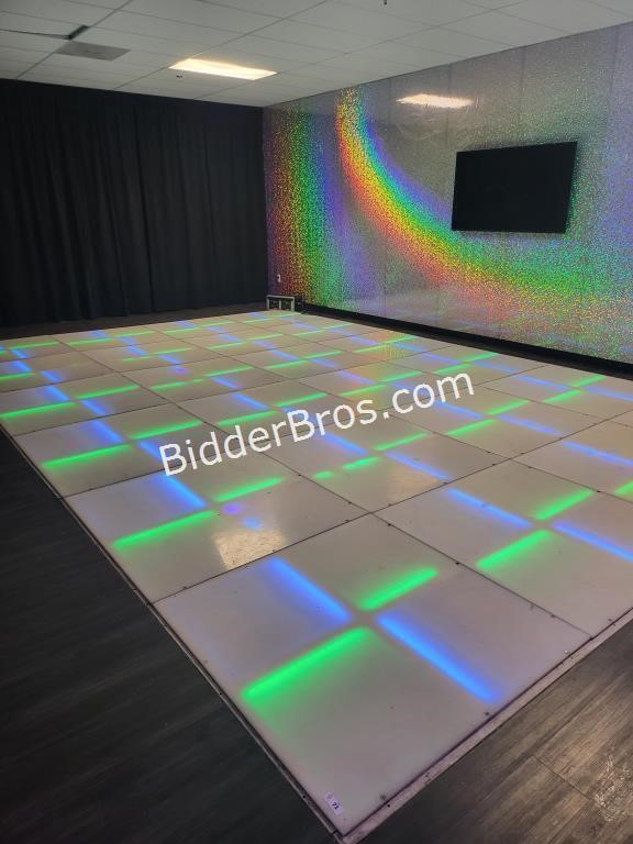 LIGHT UP LED DANCE FLOOR, Cool for kids.