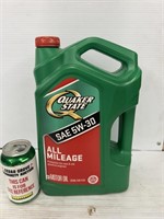 5 Quarts Quaker state all mileage motor oil