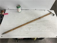 Vintage Wood ice axe 34 in long