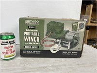 Chicago 12 volt radio controlled portable winch