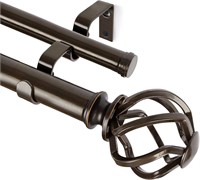 KAMANINA Curtain Rods 72-144  Twisted Cage