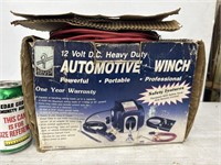 12 volt DC heavy duty automotive winch