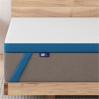 3 Inch Firm Mattress Topper  King  Bamboo Infused