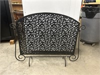 Fireplace screen 43 in wide and 33 1/2 in tall