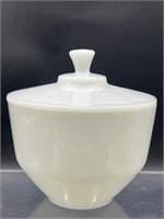 Federal Glass White Glass Grease Jar