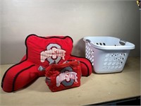 OSU pillows & basket