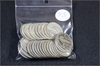 Bag Lot - 30 Silver Quarters (1-No Date Standing L