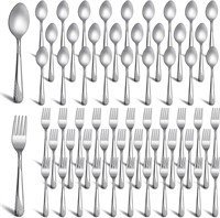 $50  200 Pcs 6.7 Steel Forks & Spoons Set