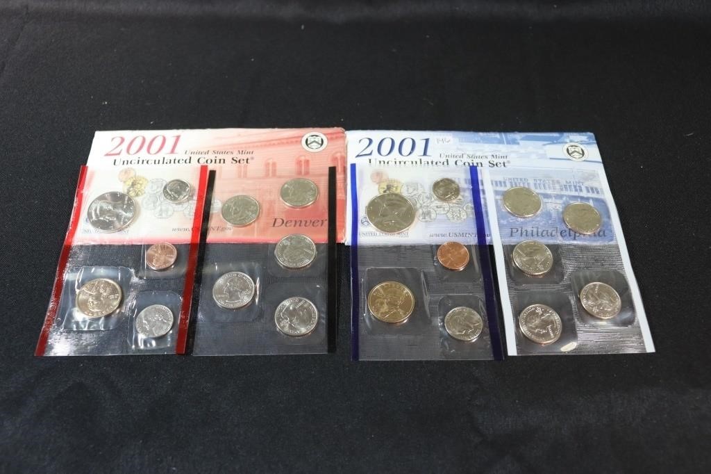 Mint Set - 2001 P&D w/ Statehood Quarters