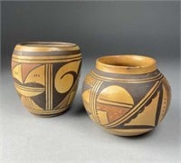 2 Hopi Polychrome Jars Early - Mid 20th C.