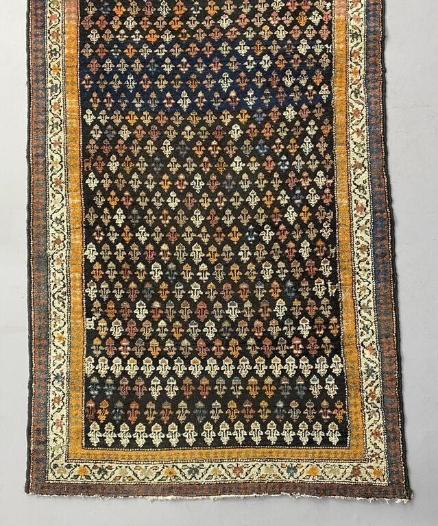 Semi Antique Persian Runner Wool Hand Knotted