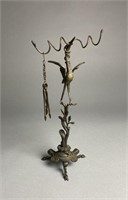 Roman Style Bronze Oil Lamp Stand