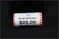UNC Roll Presidential Dollar Coins - George Washin