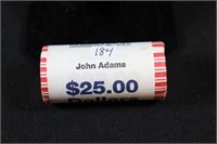 UNC Roll Presidential Dollar Coins - John Adams
