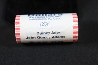 UNC Roll Presidential Dollar Coins - John Quincy A