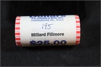 UNC Roll Presidential Dollar Coins - Millard Fillm