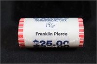 UNC Roll Presidential Dollar Coins - Franklin Pier