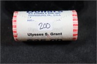 UNC Roll Presidential Dollar Coins - Ulysses S Gra