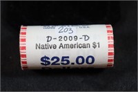 UNC Roll Native American Dollar Coins