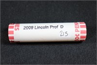 UNC Roll - Lincoln Cents - 2009 D "Professional Li
