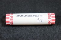 UNC Roll - Lincoln Cents - 2009 D "Presidency in W