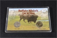 Buffalo Nickels 'Old & New' Coin Set