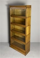 Antique Oak Barrister Stacking Bookcase 5 Section