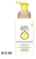 Sun Bum Baby Bum Shampoo & Body Wash -Tear Free