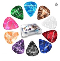 30 Pcs Guitar Picks Variety, Colorful Premium