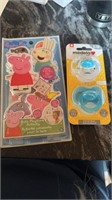 Peppa Pig Bath Playtime Activity & 2 Pacifiers