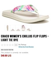 Sz 7 Chaco Women's Chillos Flip Flops - Tie Dye