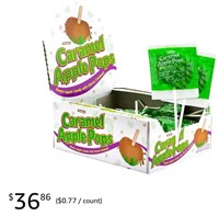 Tootsie Roll - Caramel Pops Package APPLE 48 pc