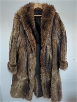 Vintage full length women’s fur coat