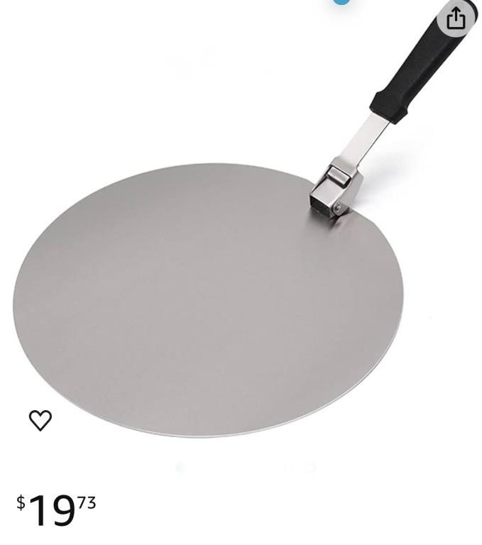 Pizza Paddle 12 Inch, Folding Stainless Steel