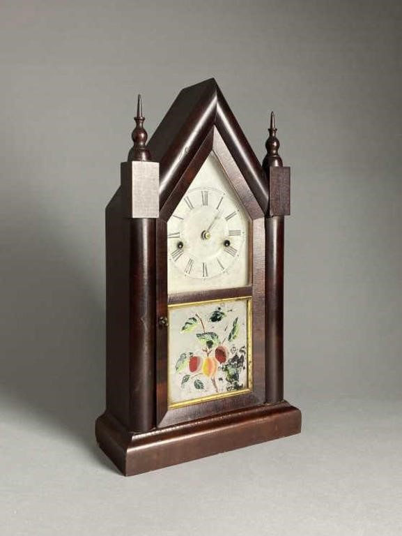 Ansonia Sharp Gothic Steeple Clock 1870s