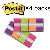 X4 post-it flags .94x1.7in