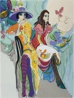 Isaac Maimon "Les Coquettes I" Signed Serigraph